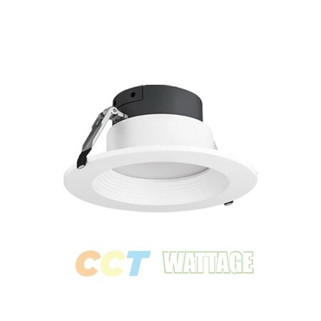 Portor 6in. LED Commercial Grade Recessed Downight, CCT and Wattage Selector PT-CDL2-6I-5C3P
